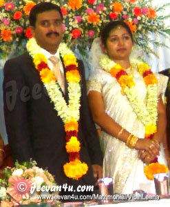 Vibin Leena wedding photo at St. Mary's Church Elamgulam